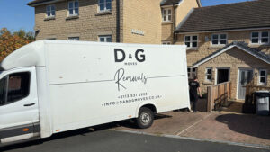 D&G Removals Truck Moving a family from Baildon, Bradford